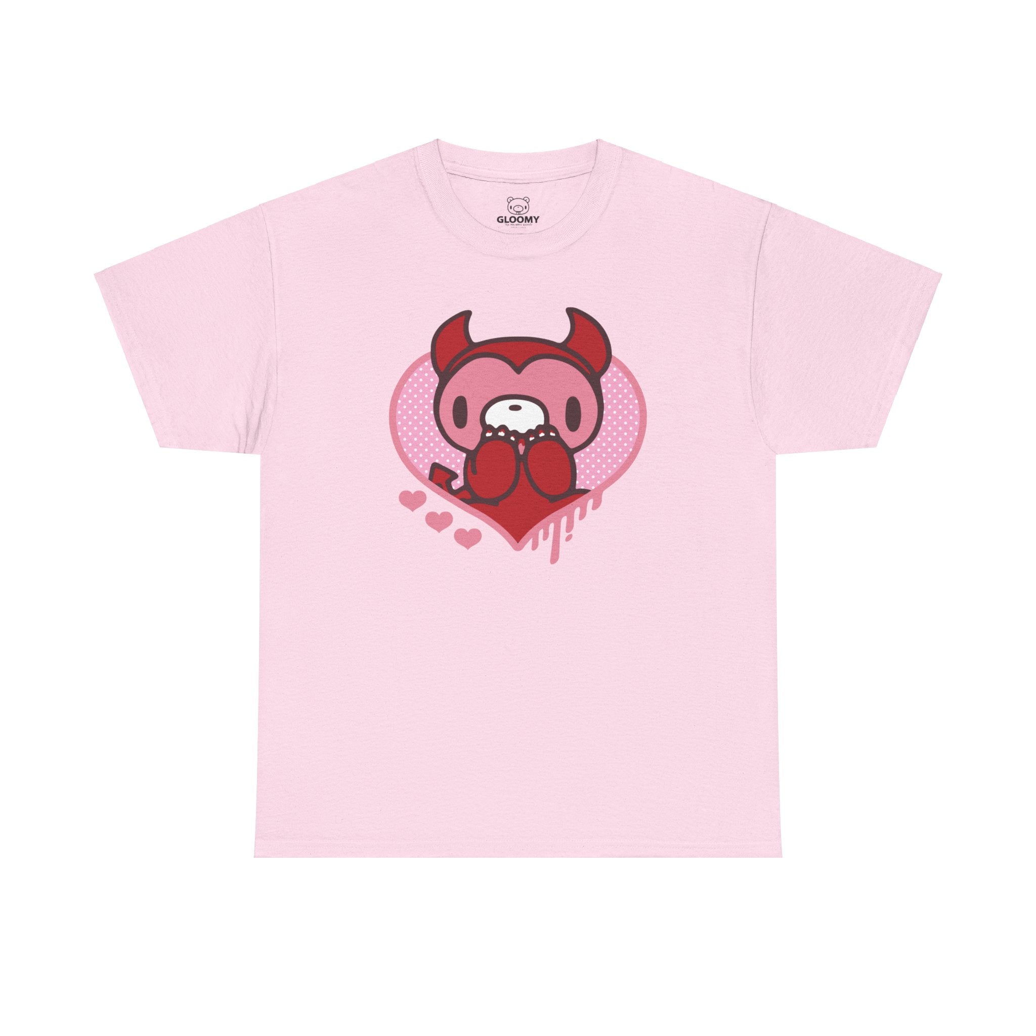 Valentine's Day Devil Gloomy Bear Unisex Tee